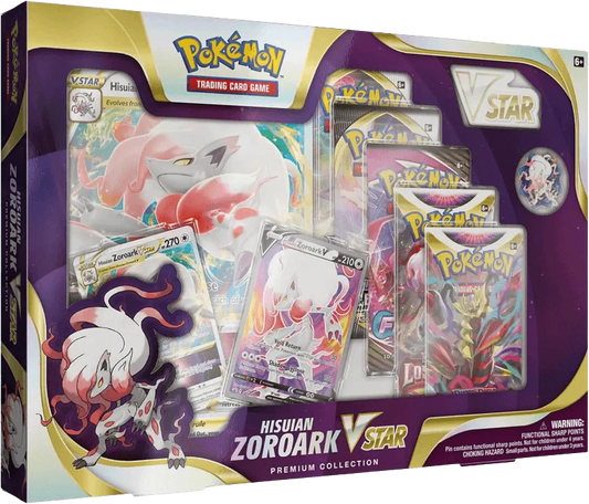 Pokémon TCG: Hisuian Zoroark VStar Premium Collection Box