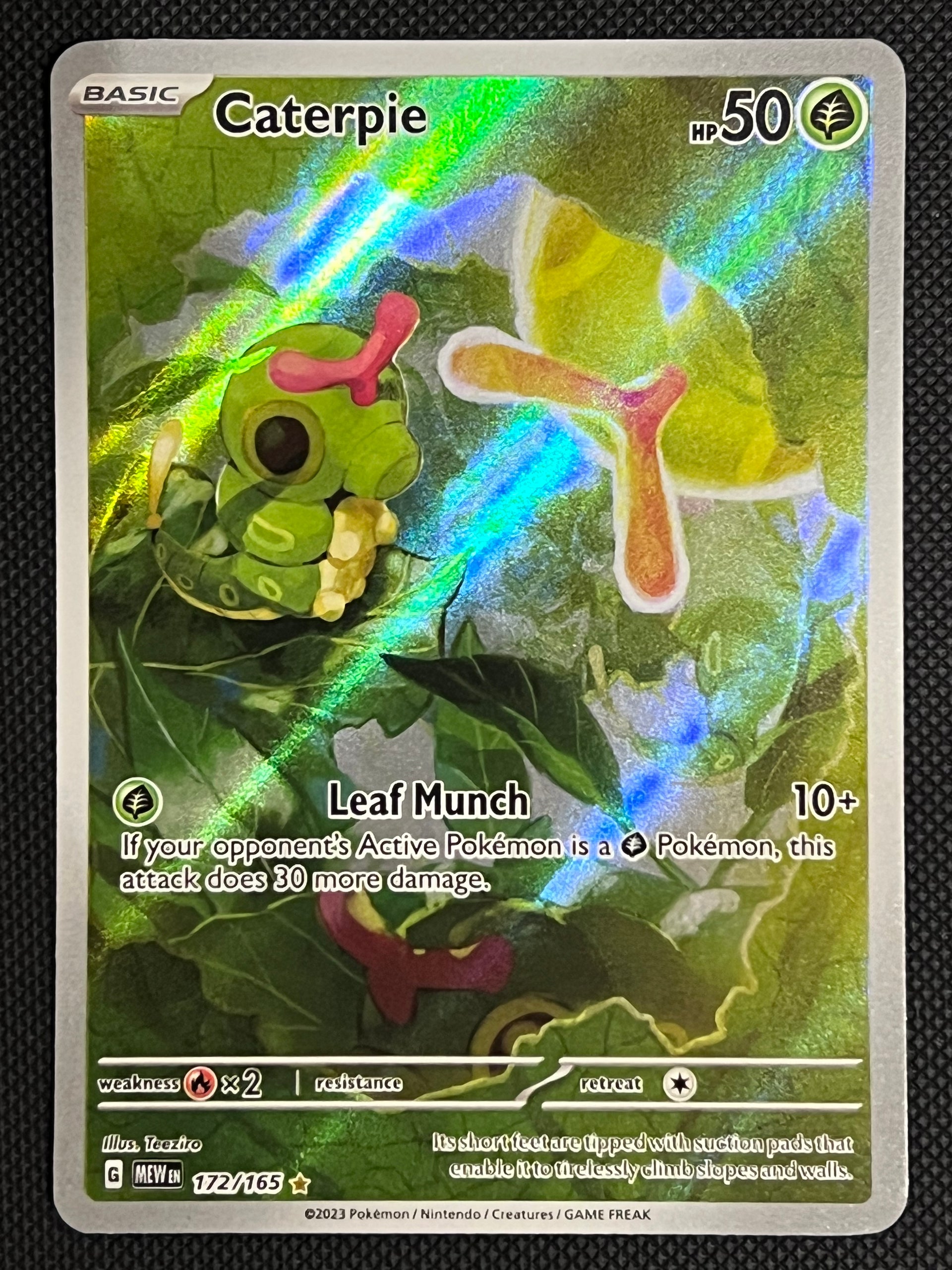 shiny caterpie pokemon card Amazon.com: Pokemon - Caterpie 010/165 - Pokemon 151 - Reverse Foil