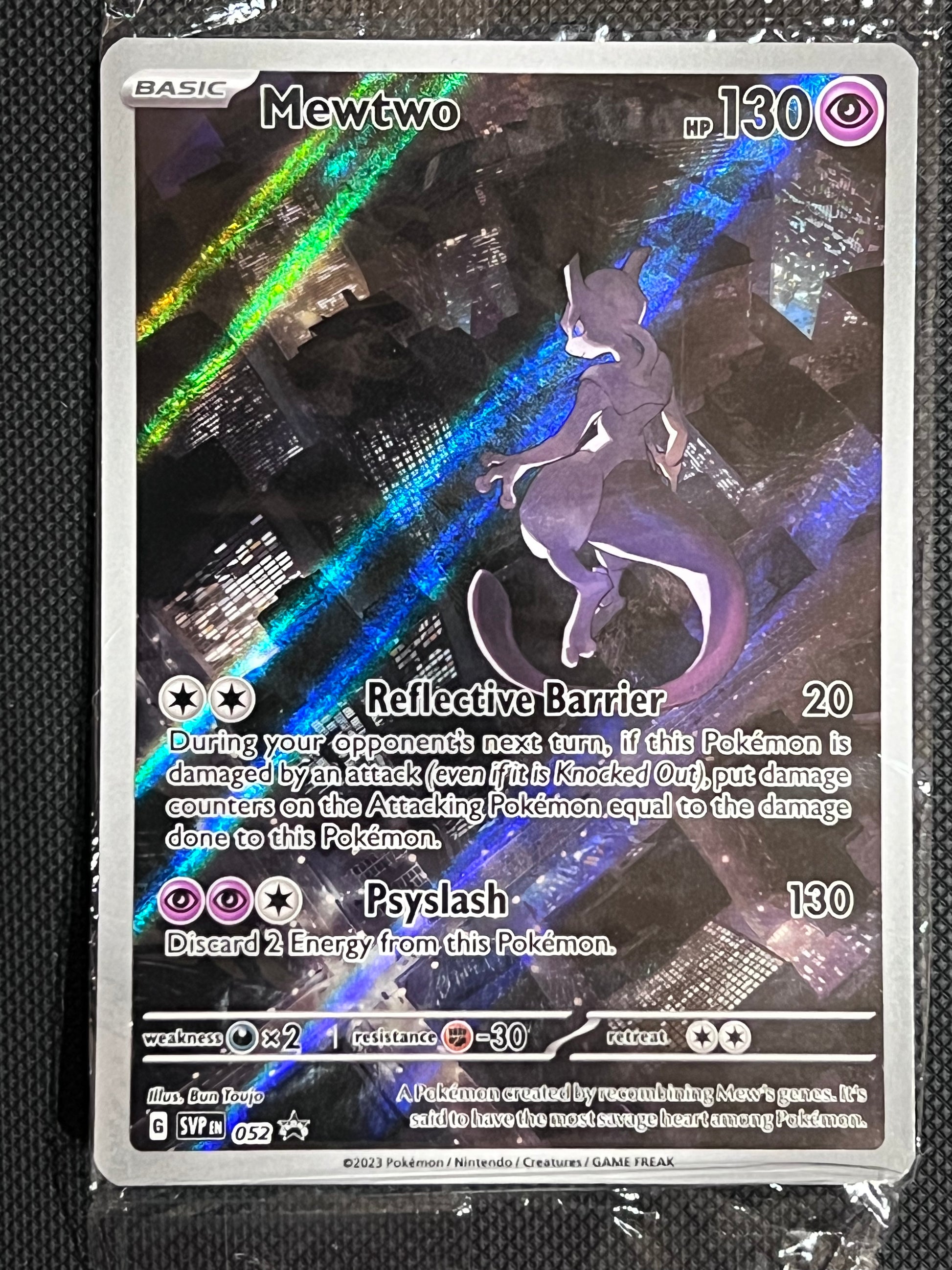 Mewtwo Black Star Promo Mewtwo SVP 052 Scarlet & Violet Black Star Promo Pokemon Card Near Mint Condition 151 Price Mewtwo Black Star Promo Mewtwo SVP 052 Scarlet & Violet Black Star Promo Pokemon Card Near Mint Condition 151 Price