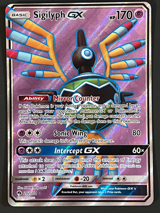 202/214 Sigilyph Gx - Pokémon Lost Thunder Full Art