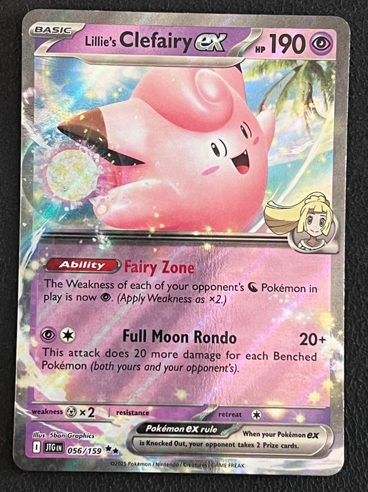 056/159 Lillie’s Clefairy Ex - Pokémon Journey Together Double Rare