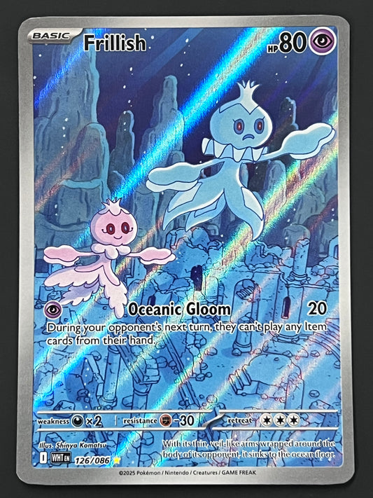 126/086 Frillish - Pokémon White Flare Illustration Rare
