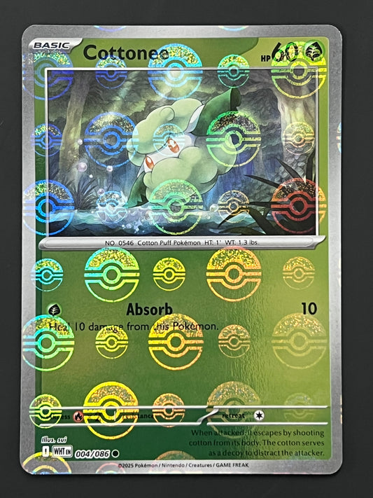 004/086 Cottonee - Pokémon White Flare Common Reverse POKEBALL