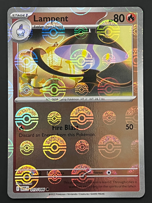 017/086 Lampent - Pokémon White Flare Common Reverse POKEBALL
