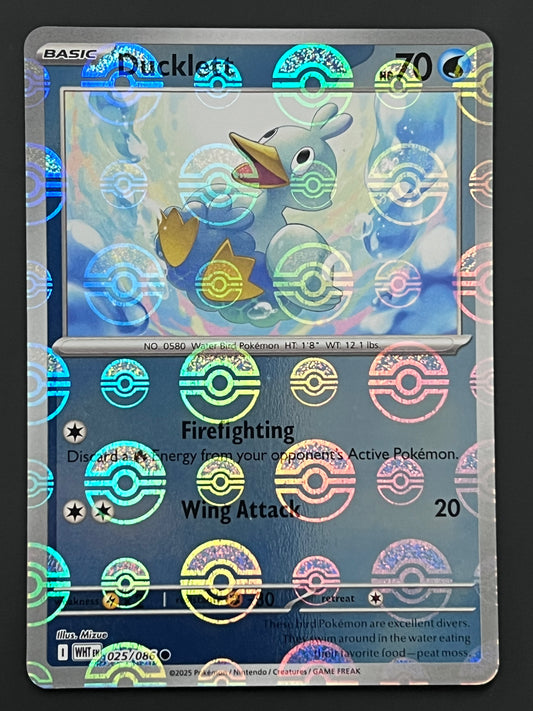 025/086 Ducklett - Pokémon White Flare Common Reverse POKEBALL
