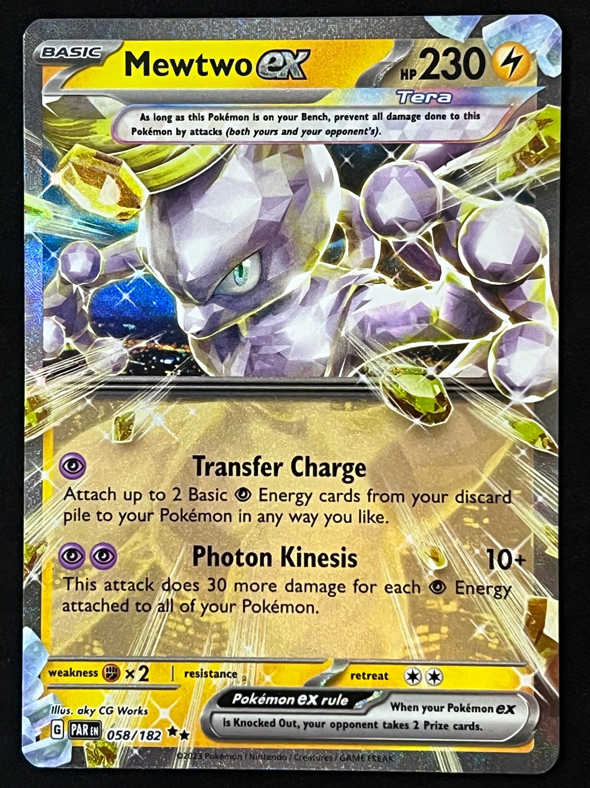 058/182 Mewtwo Ex - Pokmon Paradox Rift Double Rare Jarvvos 058/182 Mewtwo Ex - Pokmon Paradox Rift Double Rare Jarvvos