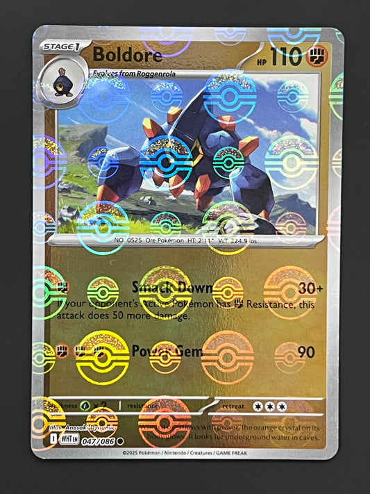 047/086 Boldore - Pokémon White Flare Common Reverse POKEBALL