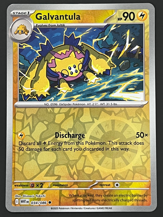 034/086 Galvantula - Pokémon White Flare Uncommon Reverse