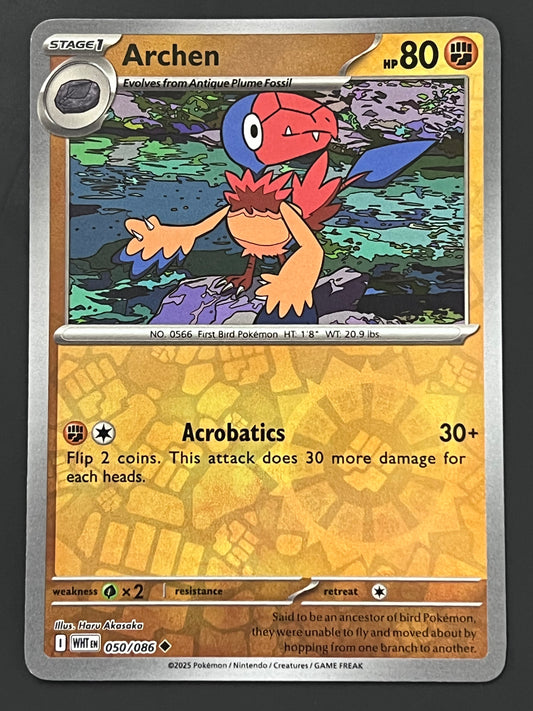 050/086 Archen - Pokémon White Flare Uncommon Reverse