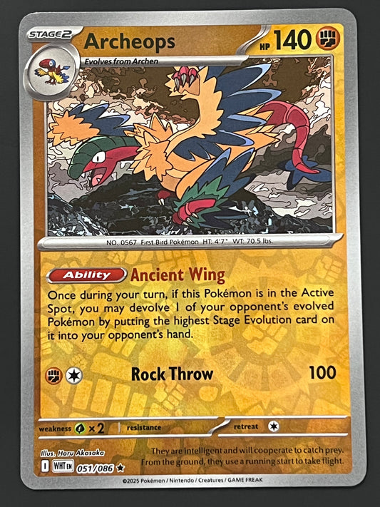 051/086 Archeops - Pokémon White Flare Rare Reverse