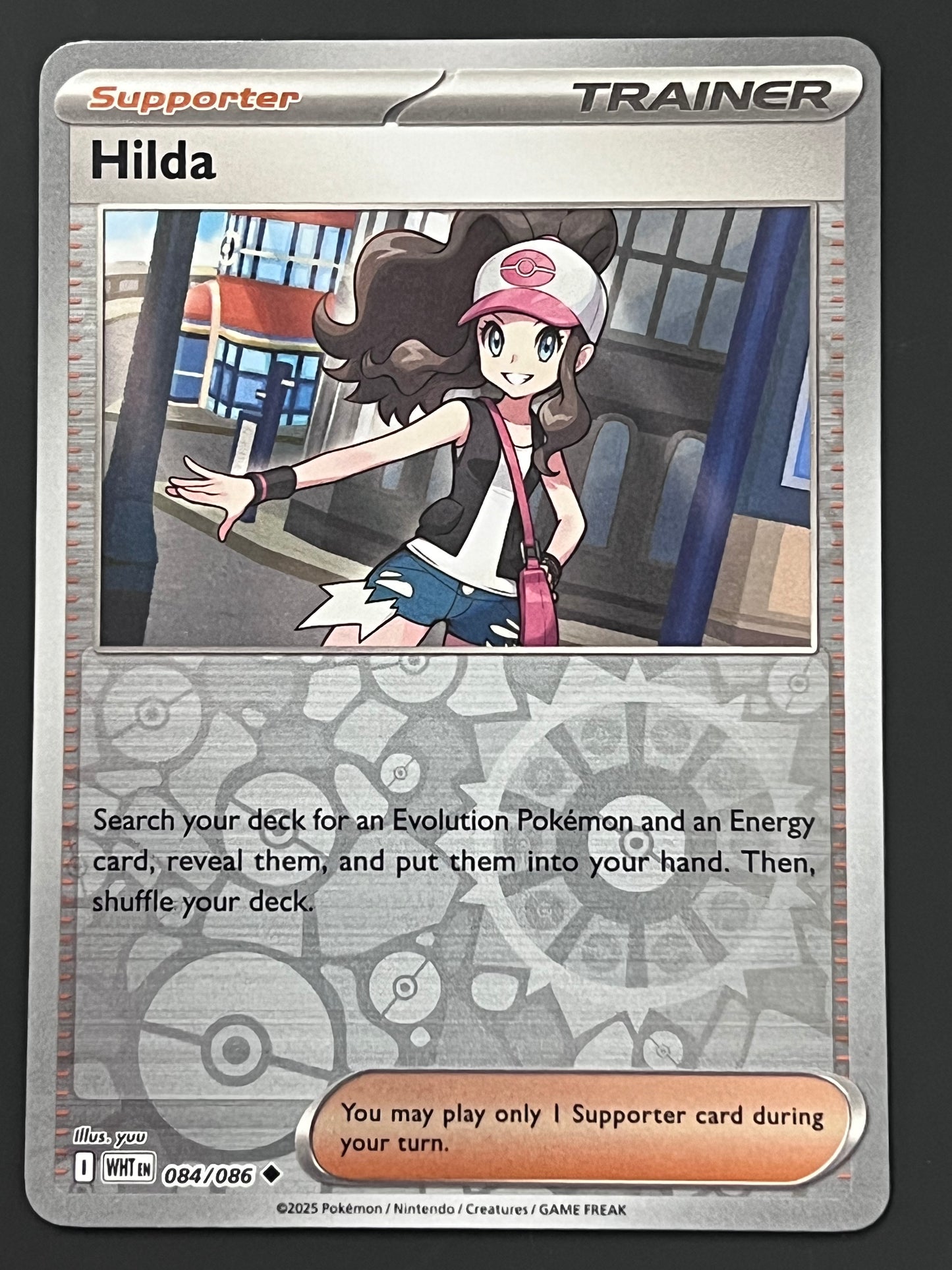 084/086 Hilda - Pokémon White Flare Uncommon Reverse