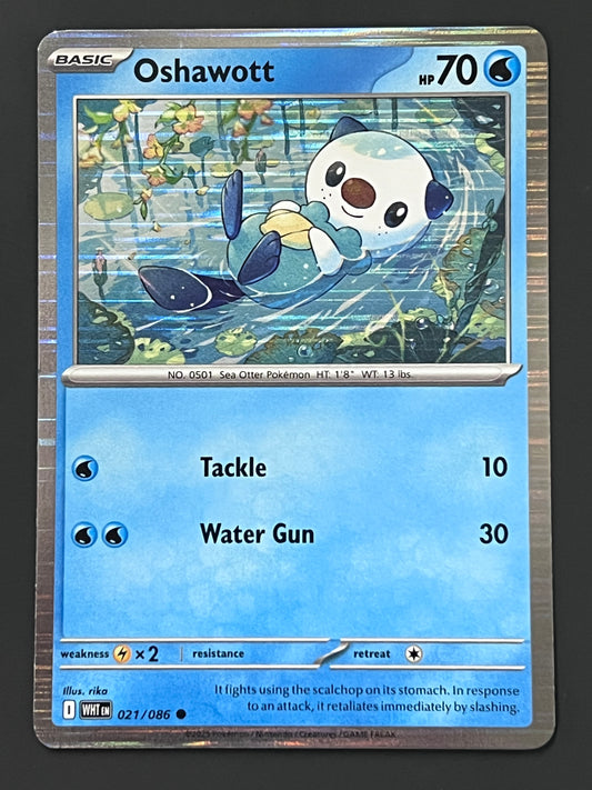 021/086 Oshawott - Pokémon White Flare Common Holo