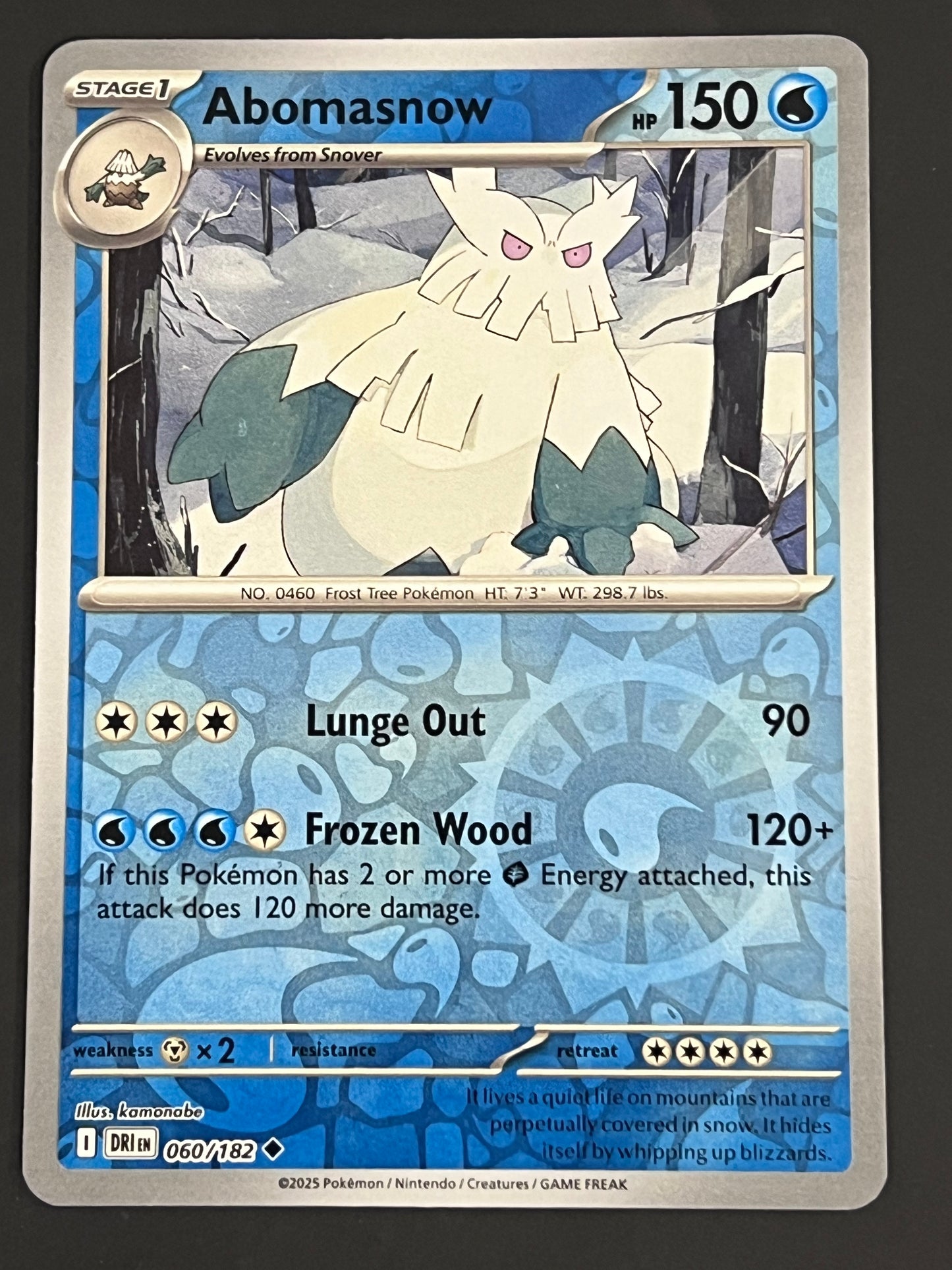 060/182 Abomasnow - Pokémon Destined Rivals Uncommon Reverse