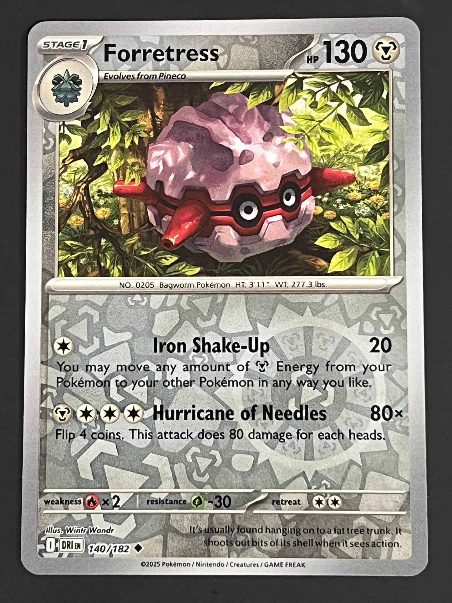 140/182 Forretress - Pokémon Destined Rivals Uncommon Reverse
