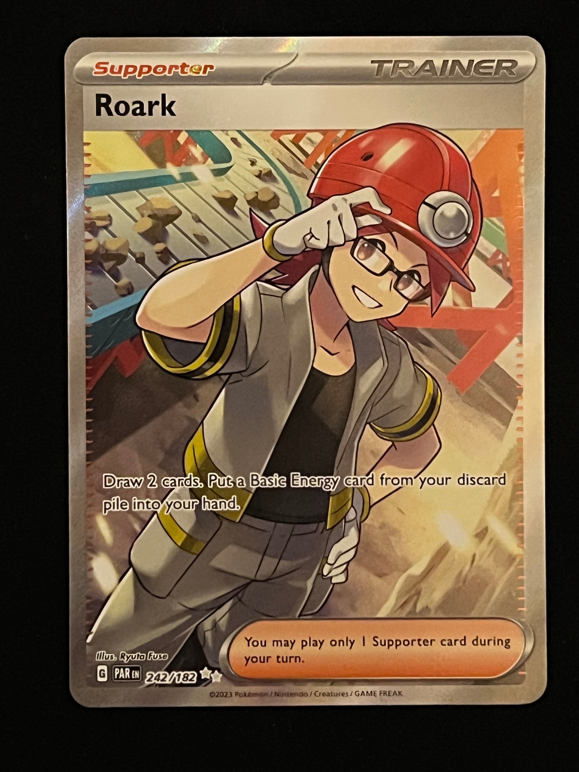 roark pokemon card value 242/182 Roark