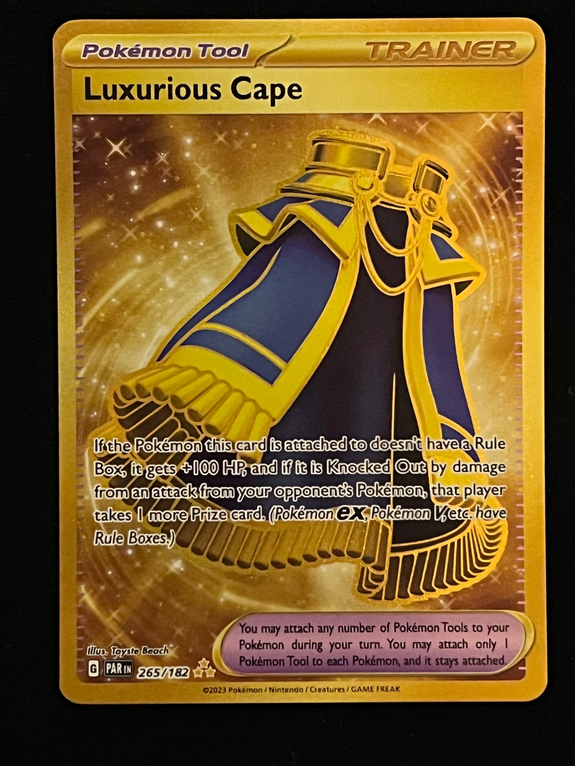 265/182 Luxurious Cape - Pokmon Paradox Rift Hyper Rare Jarvvos 265/182 Luxurious Cape - Pokmon Paradox Rift Hyper Rare Jarvvos