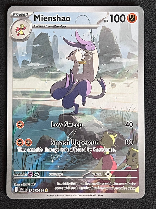 134/086 Mienshao - Pokémon White Flare Illustration Rare