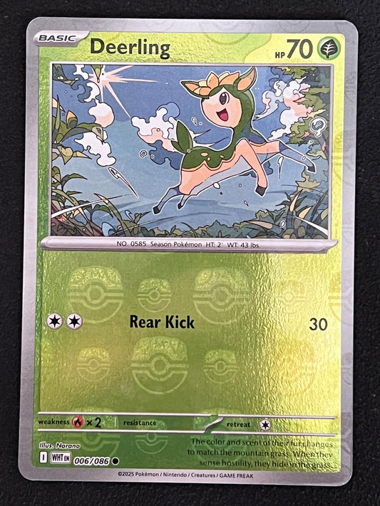 006/086 Deerling - Pokémon White Flare Common Reverse MASTERBALL