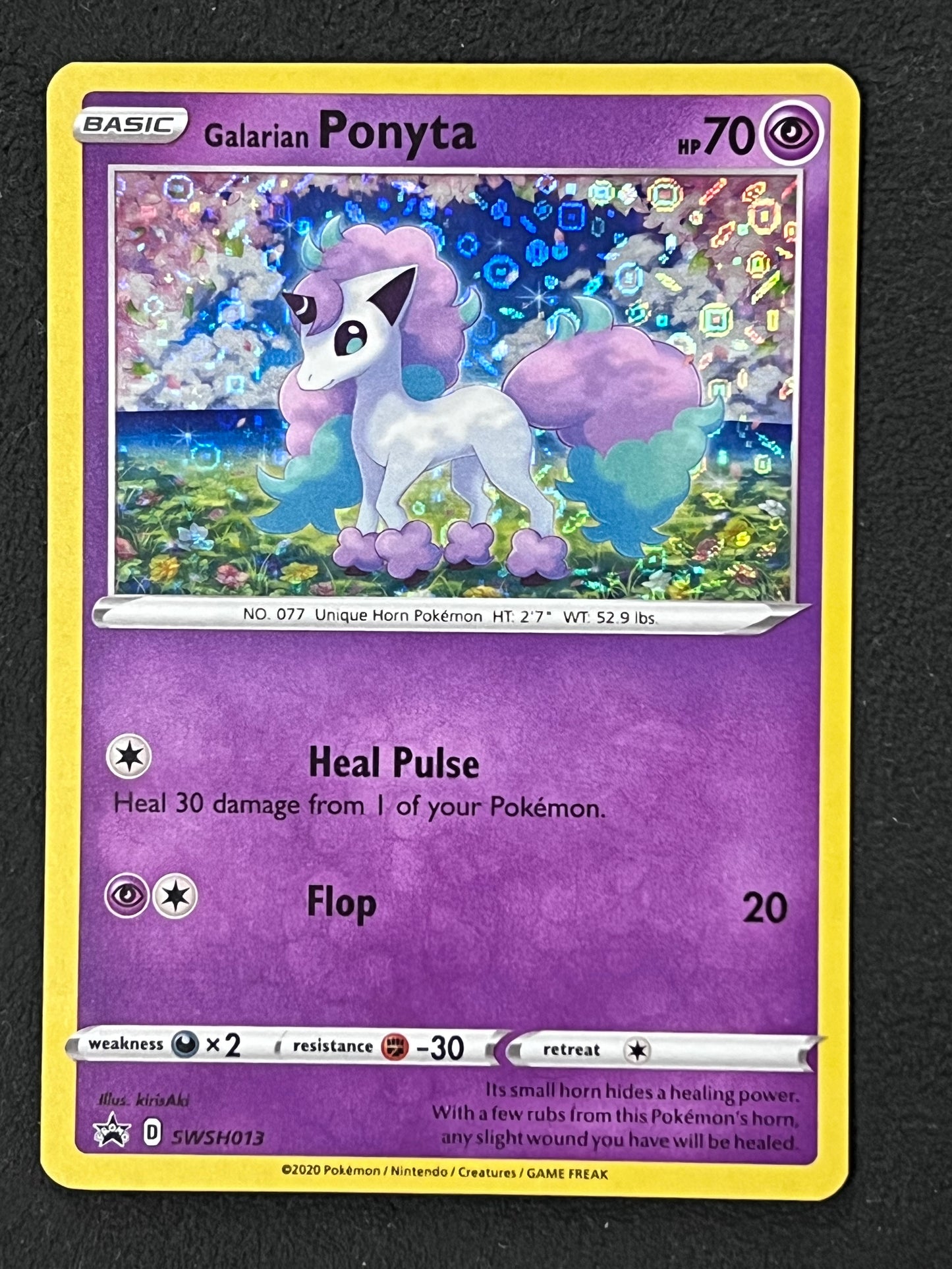 SWSH013 Galarian Ponyta(General Mills) - Black Star Promo