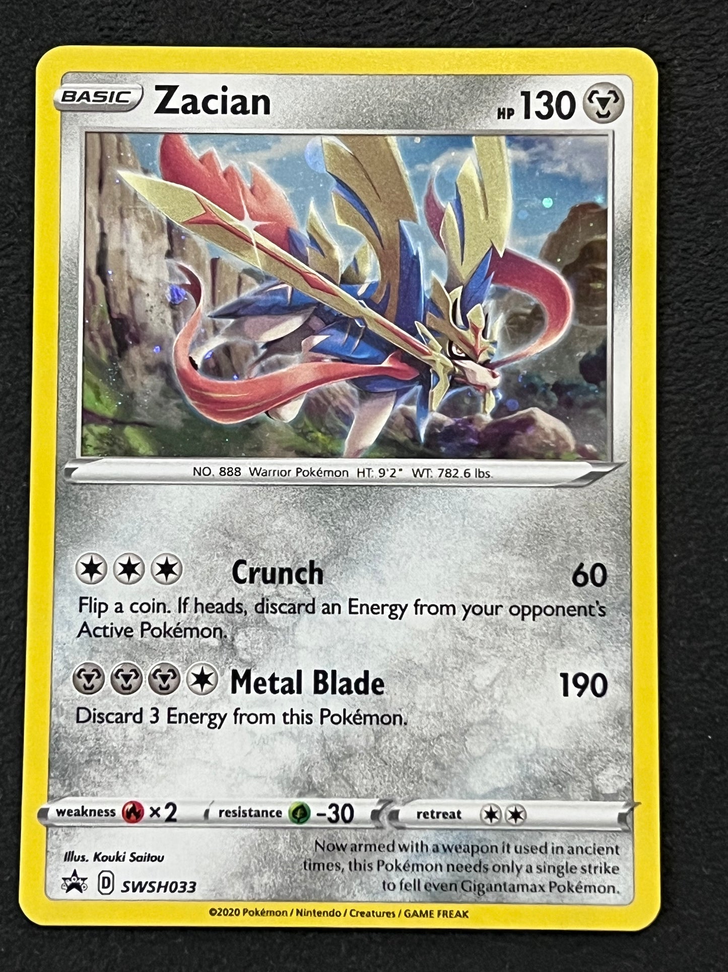 SWSH033 Zacian - Black Star Promo