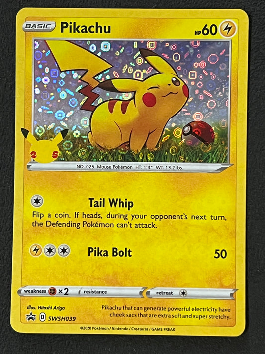 SWSH039 Pikachu (General Mills) - Black Star Promo