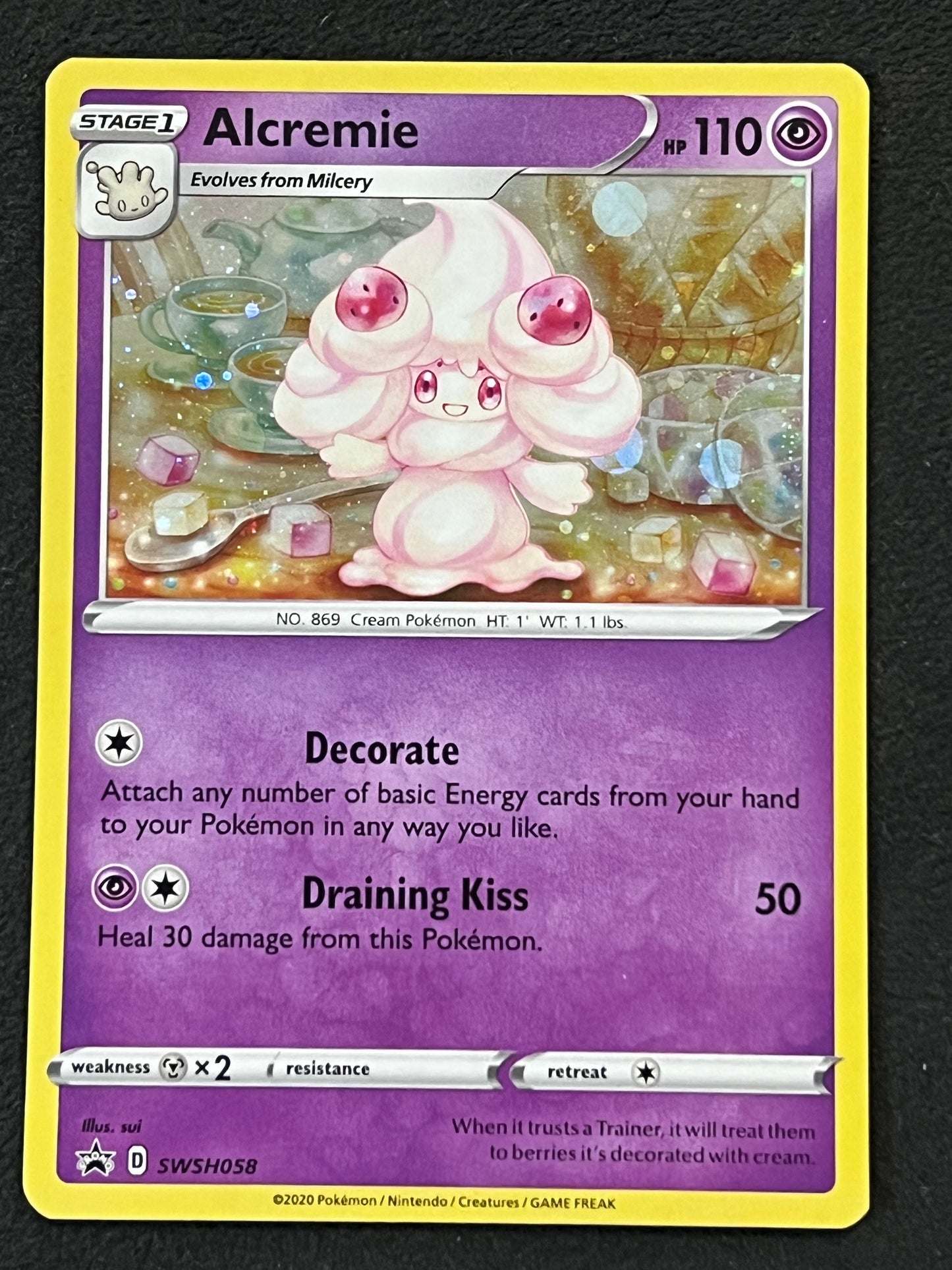 SWSH058 Alcremie - Black Star Promo