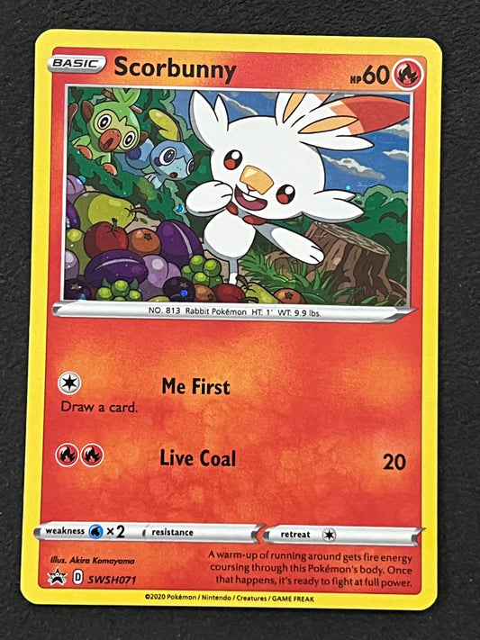 SWSH071 Scorbunny - Black Star Promo