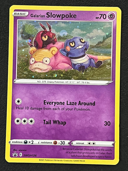SWSH126 Galarian Slowpoke - Black Star Promo