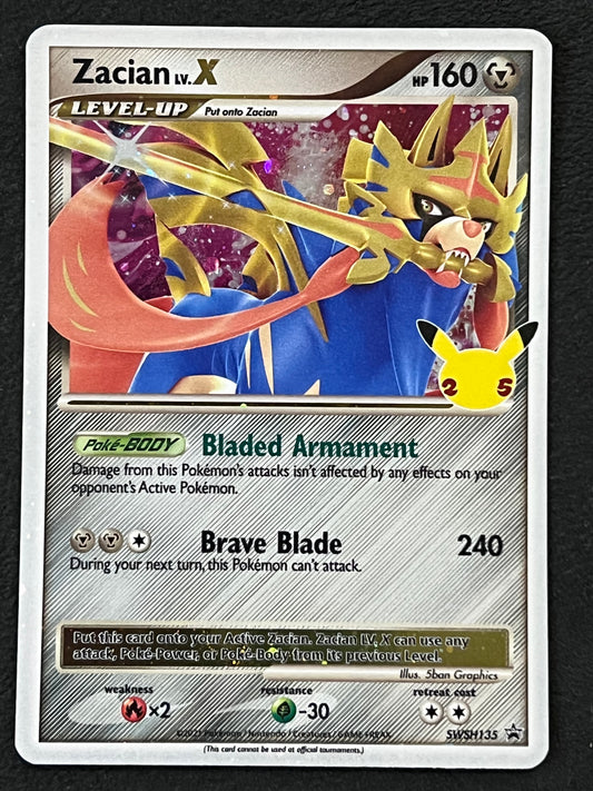 SWSH135 Zacian Lv.X - Black Star Promo