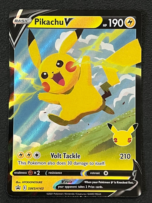 SWSH143 Pikachu V - Black Star Promo