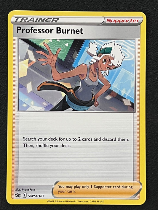 SWSH167 Professor Burnet - Black Star Promo