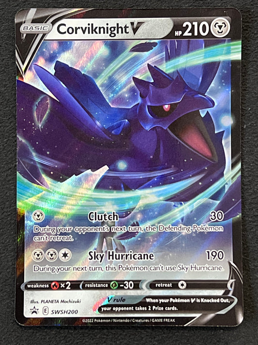SWSH200 Corviknight V - Black Star Promo