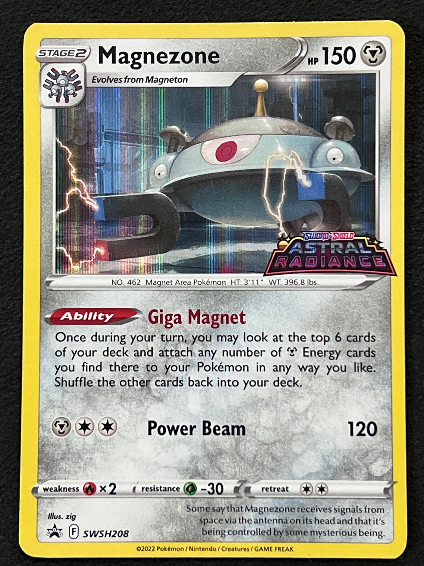 SWSH208 Magnezone - Stamped Black Star Promo