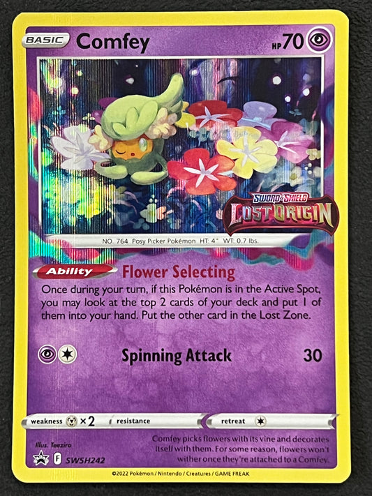 SWSH242 Comfey - Stamped Black Star Promo