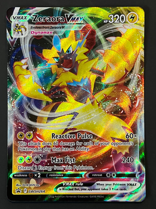 SWSH264 Zeraora VMax - Black Star Promo