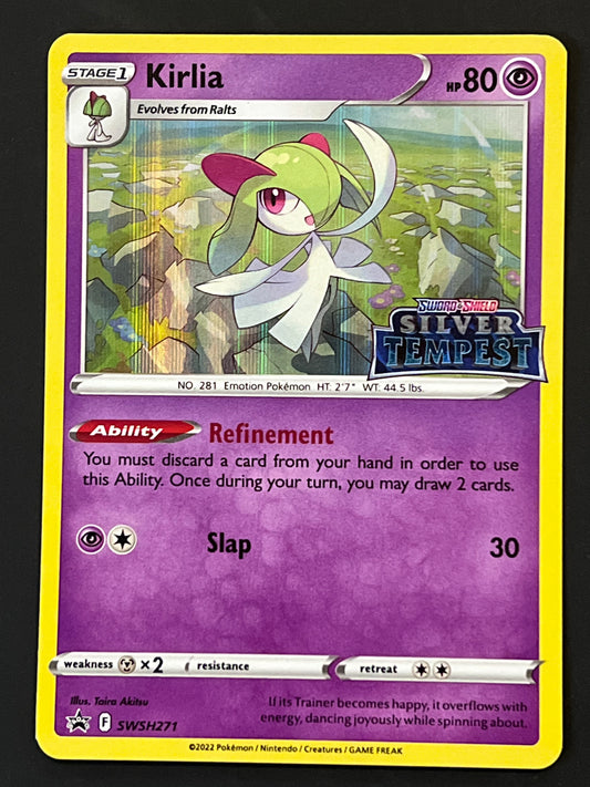 SWSH271 Kirlia - Stamped Black Star Promo