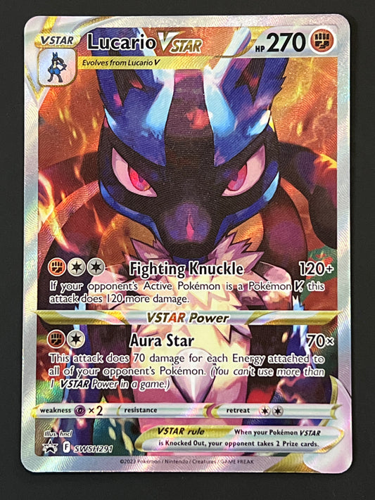 SWSH291 Lucario VStar - Black Star Promo