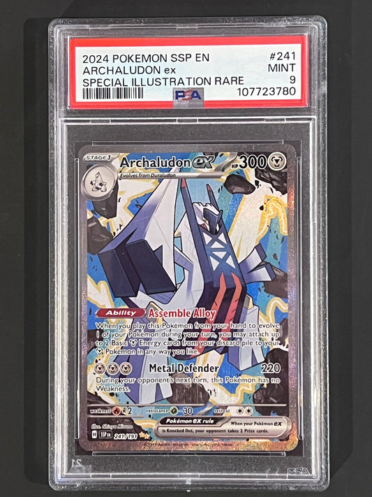 PSA Archaludon Ex - 241/191 Surging Sparks Special Illustration Rare MINT Grade 9