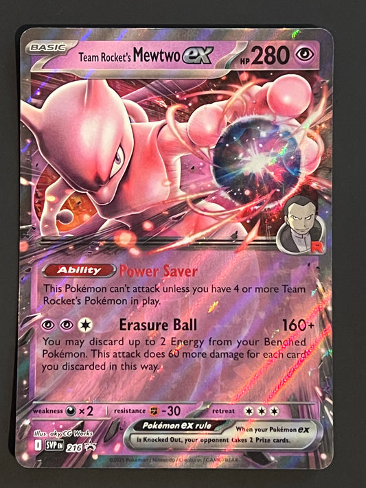 SVP216 Team Rocket’s Mewtwo Ex - Black Star Promo