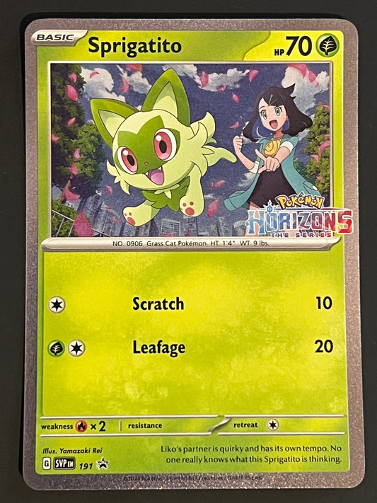 SVP191 Sprigatito (Pokémon Horizons Stamped) - Black Star Promo