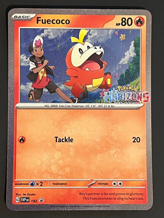 SVP192 Fuecoco (Pokémon Horizons Stamped) - Black Star Promo