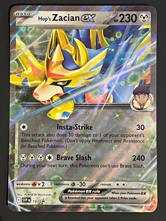 SVP193 Hop’s Zacian Ex - Black Star Promo