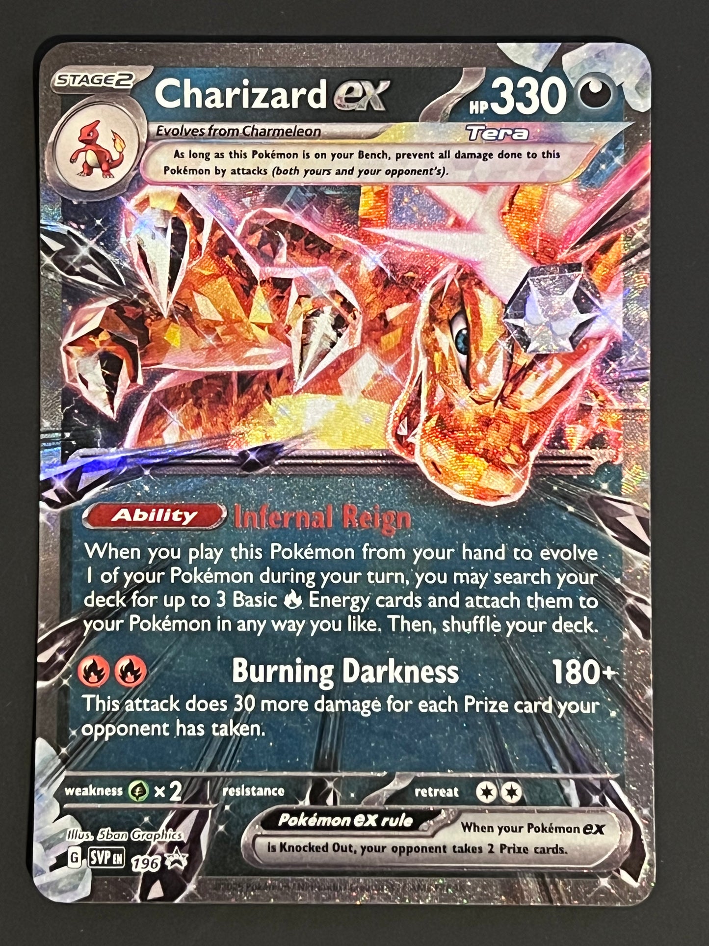 SVP196 Charizard Ex - Black Star Promo