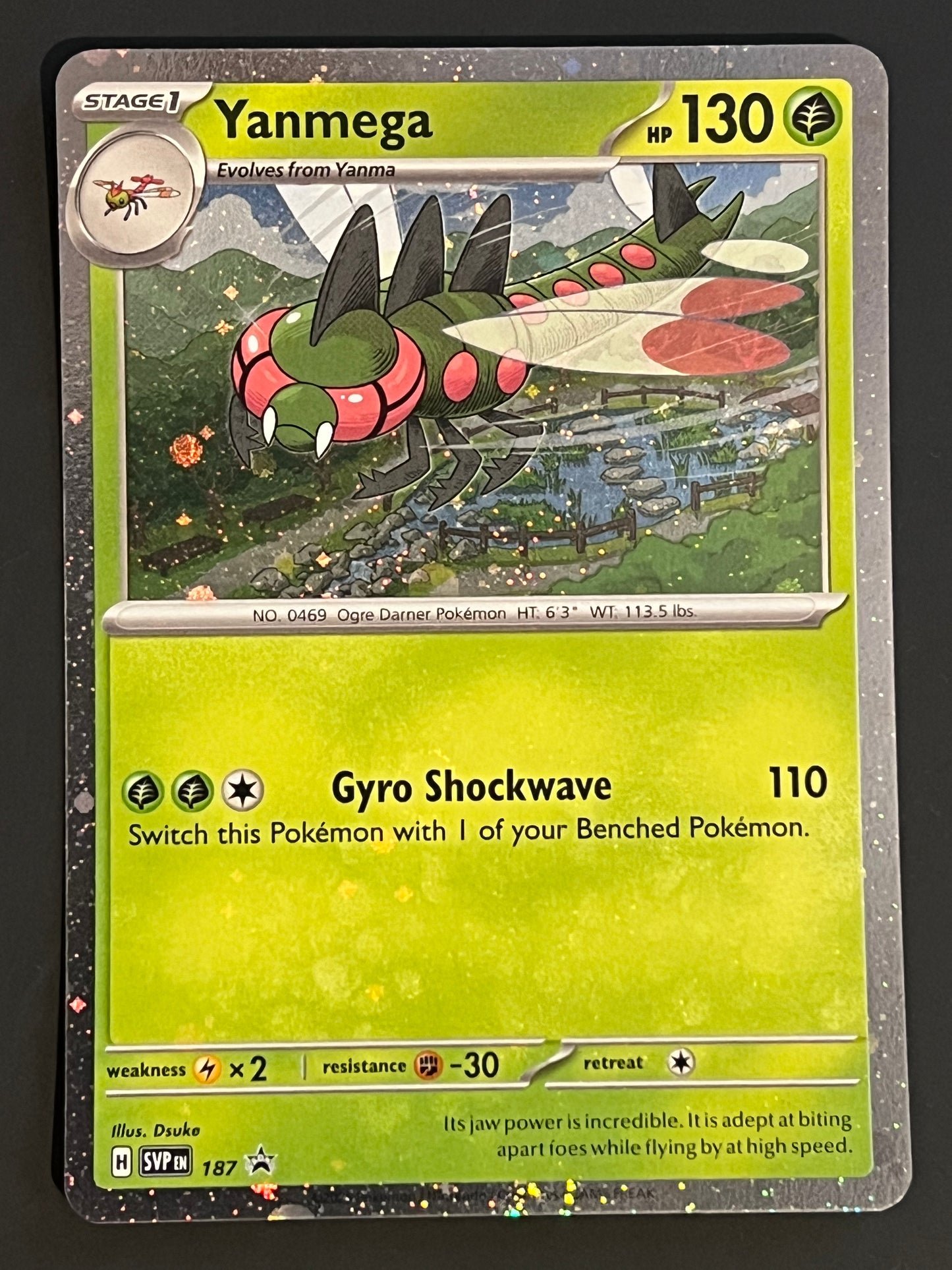 SVP187 Yanmega - Black Star Promo