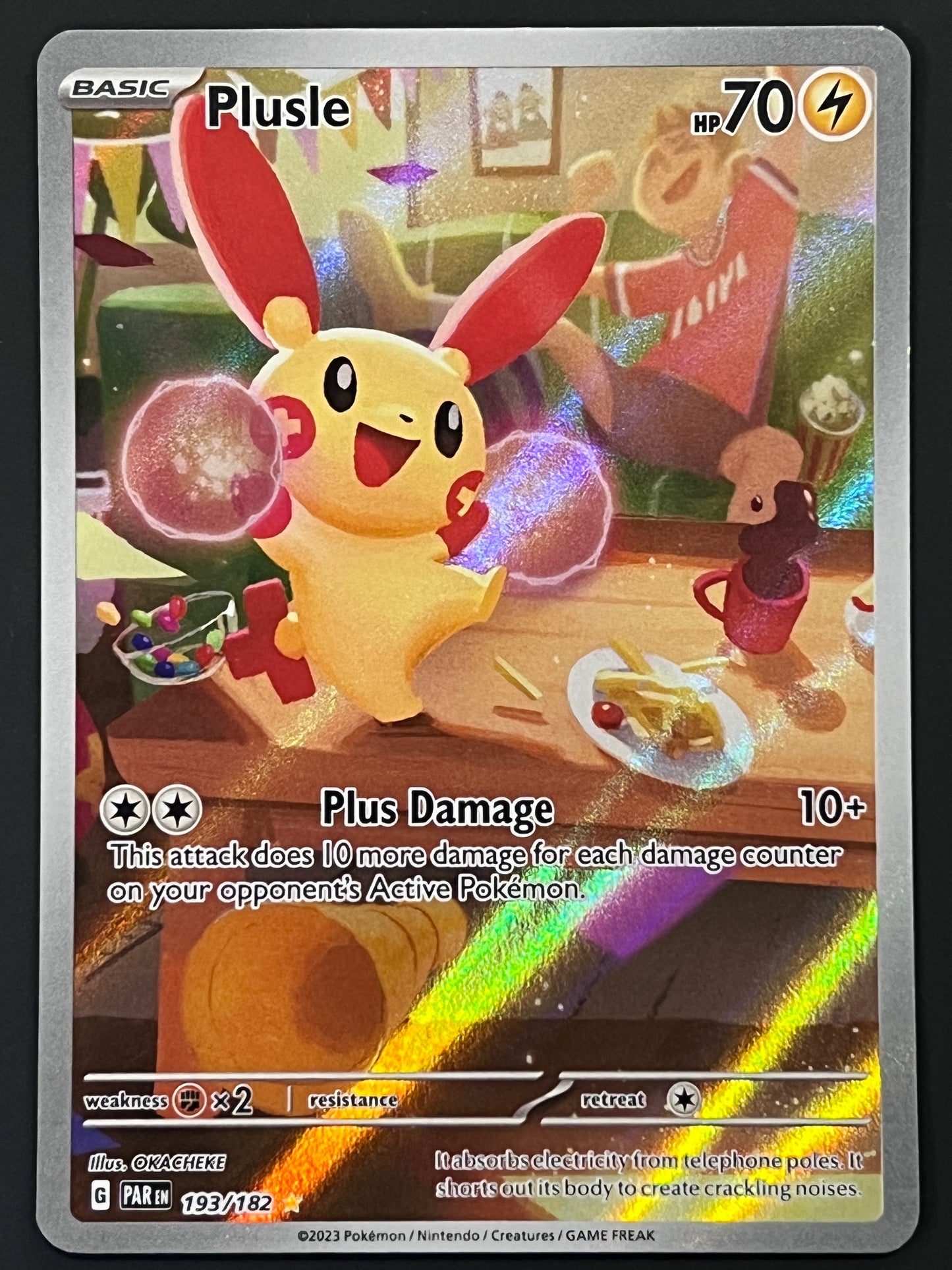 193/182 Plusle - Pokémon Paradox Rift Illustration Rare