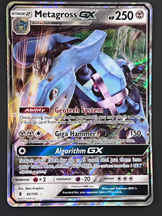 085/145 Metagross Gx - Pokémon Guardians Rising Ultra Rare