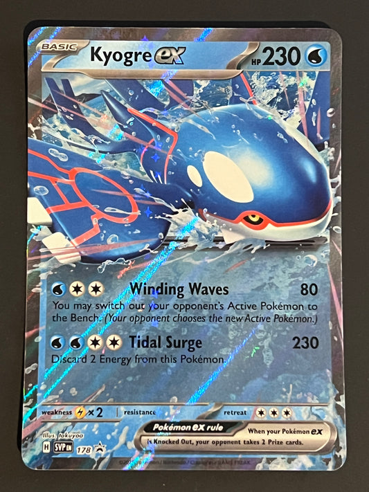 SVP178 Kyogre Ex - Black Star Promo