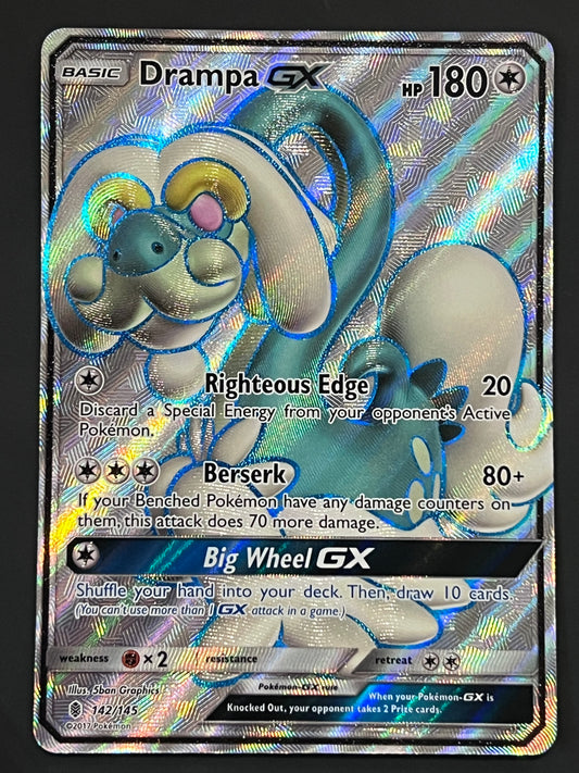142/145 Drampa Gx - Pokémon Guardians Rising Full Art