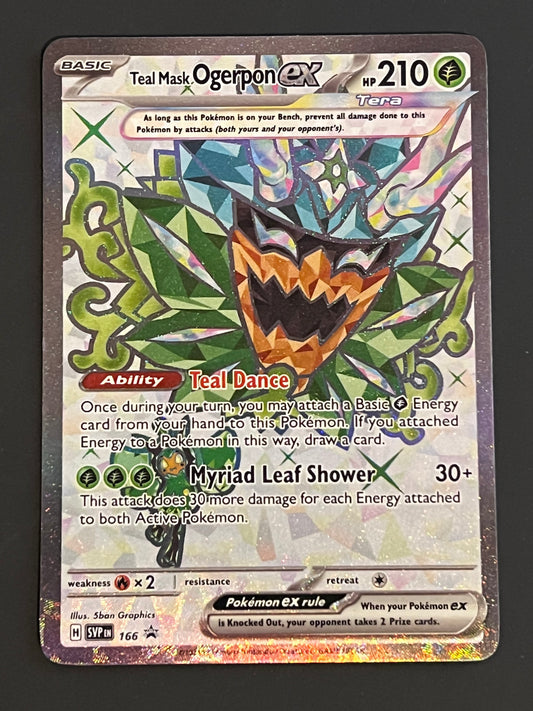 SVP166 Teal Mask Ogerpon Ex - Black Star Promo