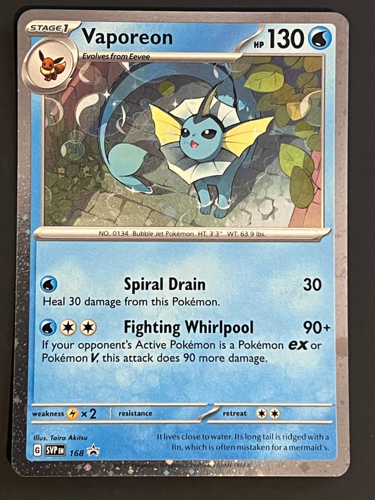 SVP168 Vaporeon - Black Star Promo